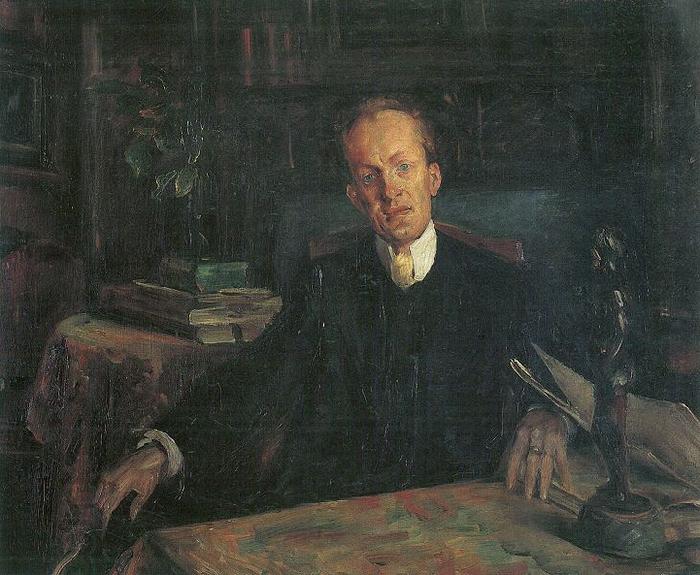 Lovis Corinth Portrait of Gerhart Hauptmann China oil painting art